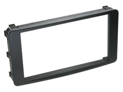 Einbaurahmen 2-DIN Mitsubishi Lancer/Outlander, schwarz