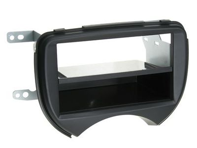Einbaurahmen 1-DIN Ablagefach Nissan Micra 2011- schwarz