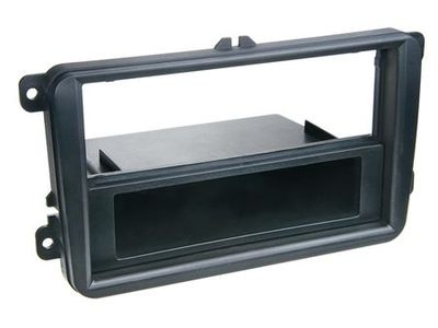 Einbaurahmen 1-DIN mit Ablagefach VW Golf V, Passat, Touran, Polo, Skoda