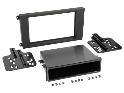 Einbaurahmen 2-DIN mit Ablagefach Porsche Cayenne 2002-2010