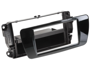 Einbaurahmen 2-DIN mit Ablagefach Seat Ibiza, Piano Black
