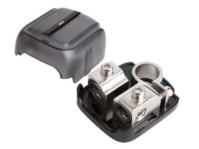 Batterieklemme Plus 2x50mm Ausgang (1x abgesichert)