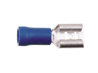 Flachstecker 2,8 mm² blau, Stück