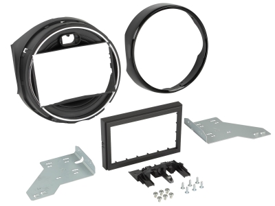 Einbaurahmen 2-DIN BMW Mini, schwarz