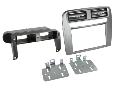 Einbaurahmen 2-DIN Fiat Grande Punto, anthrazit