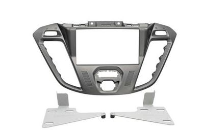 Doppel-DIN-Einbaurahmen Ford Transit 2012- silber