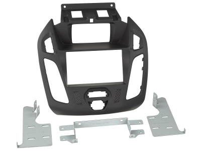 Einbaurahmen 2-DIN Ford Transit Connect, schwarz