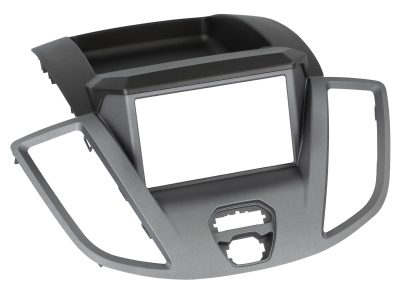 Einbaurahmen 2-DIN mit Ablagefach Ford Transit V363