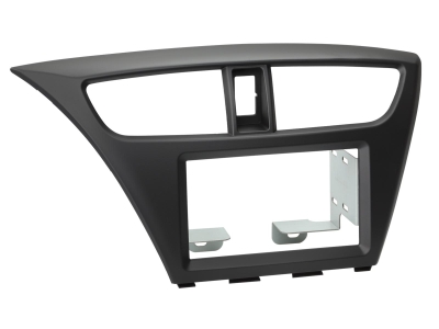 Einbaurahmen 2-DIN Honda Civic, schwarz