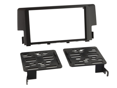 Einbaurahmen 2-DIN Honda Civic, schwarz