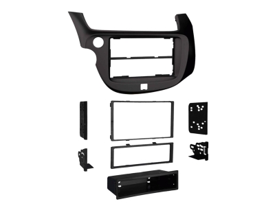 Einbaurahmen 2-DIN mit Ablagefach Honda Fit/Jazz