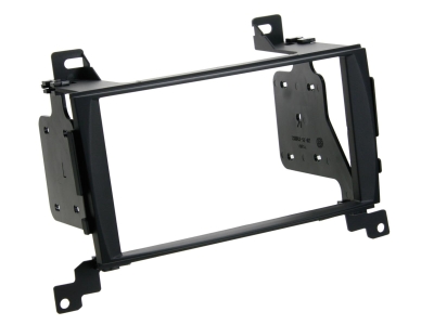 Einbaurahmen 2-DIN Hyundai Santa Fe, schwarz