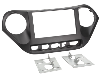 Einbaurahmen 2-DIN Hyundai i10, schwarz