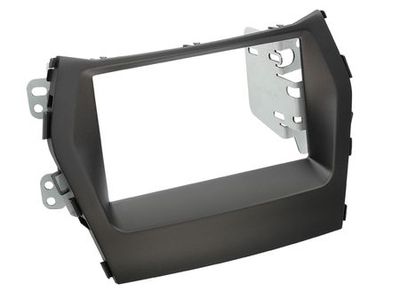 Einbaurahmen 2-DIN Hyundai Santa Fe 2013- schwarz