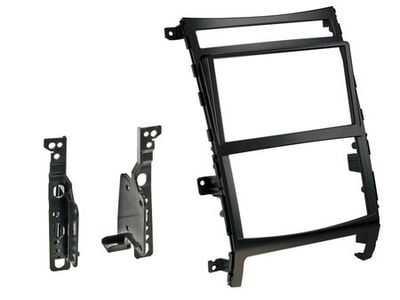 Einbaurahmen 2-DIN Hyundai ix55 09-, veracrus 06- schwarz