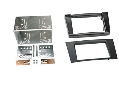 Einbaurahmen 2-DIN Mercedes E-Klasse W211 02-
