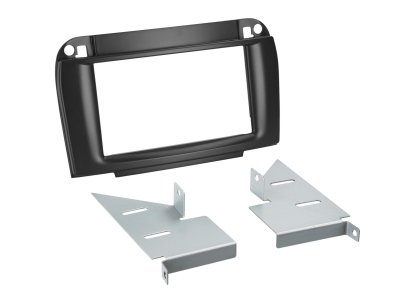 Einbaurahmen 2-DIN Mercedes CL/S-Klasse, schwarz