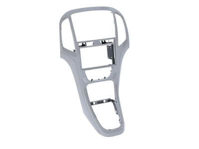 Einbaurahmen 2-DIN Opel Astra J, platin silver