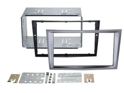 Einbaurahmen 2-din Opel charcoal metallic
