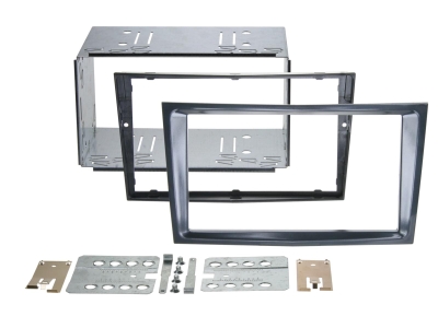 Einbaurahmen 2-DIN Opel stealth-black