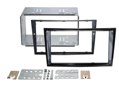 ACV Einbaurahmen 2-DIN Opel, piano-black