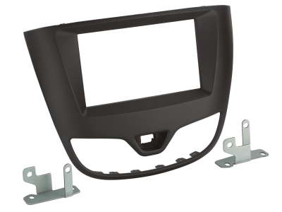 Einbaurahmen 2-DIN Opel Karl 2017-2019, schwarz