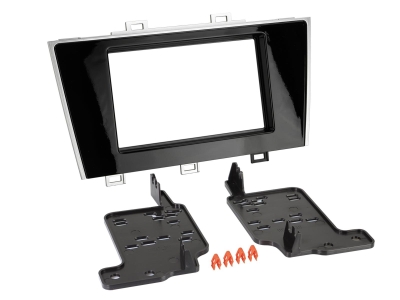 Montagerahmen 2-DIN Subaru Legacy/Outback, schwarz