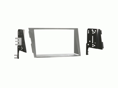 Montagerahmen 2-DIN Subaru Legacy/Outback, silber