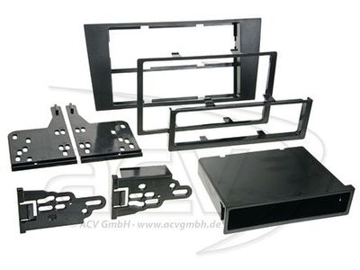 Einbaurahmen 2-DIN Audi A4 (B5) 99-01 schwarz