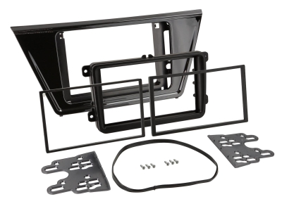 Einbaurahmen 2-DIN VW Touran 2015-2021, Piano Black