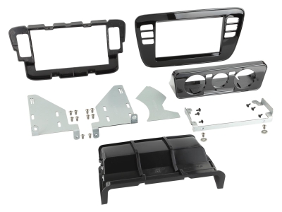 Einbaurahmen 2-DIN Seat/Skoda/VW, Piano Black