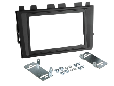 Einbaurahmen 2-DIN VW Polo/T6.1, schwarz