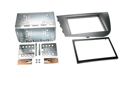 Einbaurahmen 2-DIN Seat Leon 2005, Anthrazit
