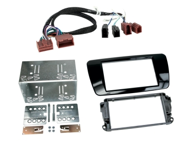 ACV Einbaurahmen 2-DIN Seat Ibiza, piano black