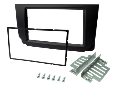 Einbaurahmen 2-DIN Seat Arona/Ibiza, schwarz