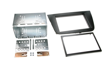 Einbaurahmen 2-DIN Seat Leon, schwarz