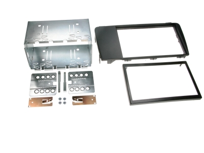 Einbaurahmen 2-DIN Volvo S60/V60/S70/V70/XC70 schwarz