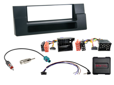 1-DIN Einbauset mit Ablagefach BMW 5er E39