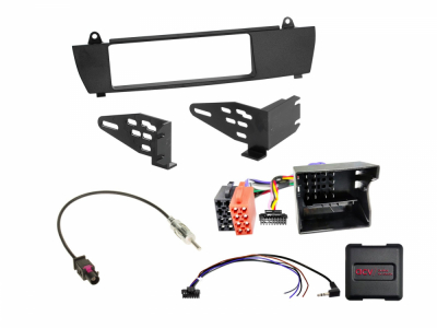 1-DIN Kit BMW X3 E83 Lenkradsteuerung / Antennenadapter
