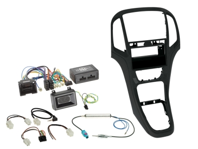 1/2-DIN Einbauset mit Ablagefach Opel Astra J