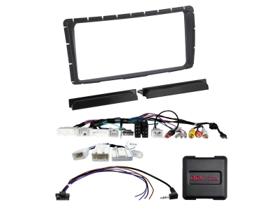 Einbaukit 2-DIN Toyota Hilux 2011-2016 Lenkradsteuerung/USB