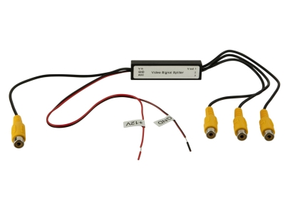 Video-Signalverstärker und Splitter 1x3 RCA