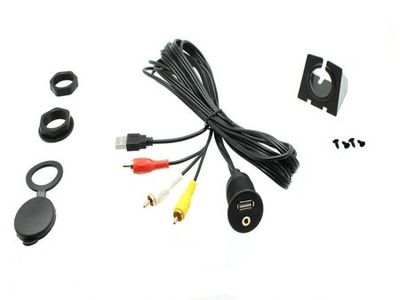 Aux-Kabel - 3.5mm Aux- & USB-Anschluss auf RCA/USB