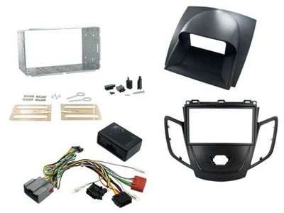 Einbauset Ford Fiesta 08-10, Schwarz, Grau
