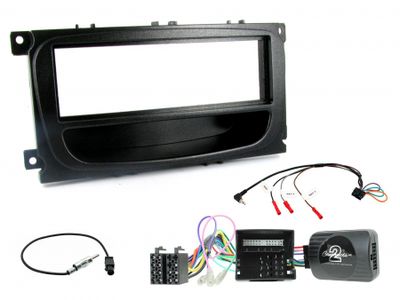 Einbauset Ford Focus/Mondeo 2007 > Schwarz