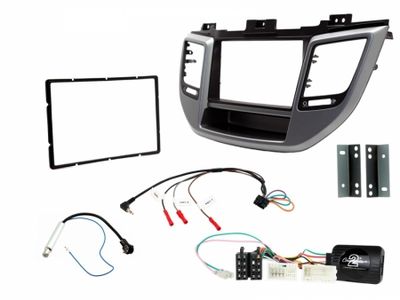 Einbauset für Doppel-DIN für rechtsgelenkte Hyundai Tucson
