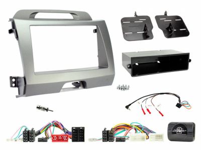 Einbauset Kia Sportage 2011 - 2015 Silber