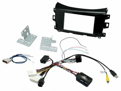Einbauset Nissan Navara 15 > Schwarz lackiert