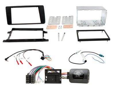 Einbaukit Skoda Octavia 04-08, Doppel-DIN