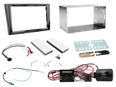 Einbaukit Opel Astra/Corsa 04-10, Pianolack-Schwarz